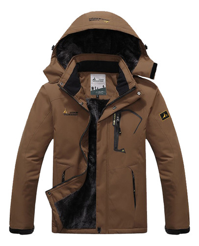 Casacos De Snowboard Masculinos Com Capuz Warm Windbreaker