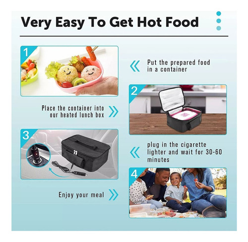 Minicalentador De Alimentos Para Microondas, Caja De Almuerz