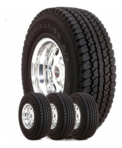 Kit 4u Cubiertas 31x10.5 R15 Destination A/t Firestone Ar