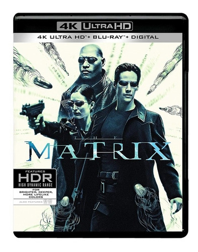 Matrix Keanu Reeves Pelicula 4k Ultra Hd + Blu-ray + Dig