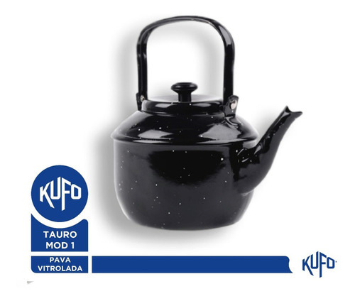 Pava Enlozada Tauro 1,5l - Kufo Color Negro