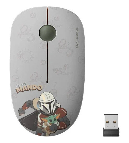 Mouse Steren Mando Com-5711/sw Gris