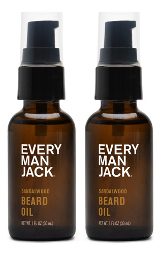 Every Man Jack Aceite Para Barba Para Hombre, Fragancia Suti