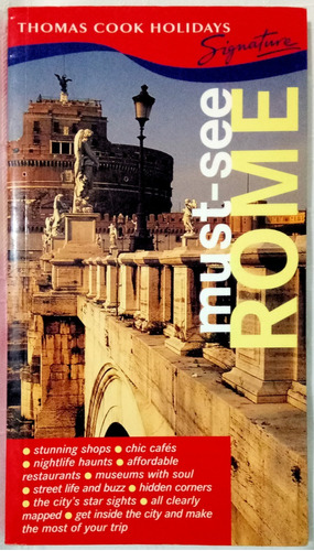 Guía Turística Visual Roma Italia En Inglés Thomas Cook 2000