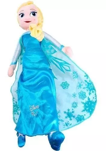 Bonecas Pelúcia Frozen Anna E Elsa Pronta Entrega 50cm