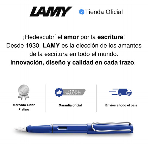Imagen 2 de 3 de Portaminas Escolar Lamy Abc Trazo 1,4mm Color Azul Rojo