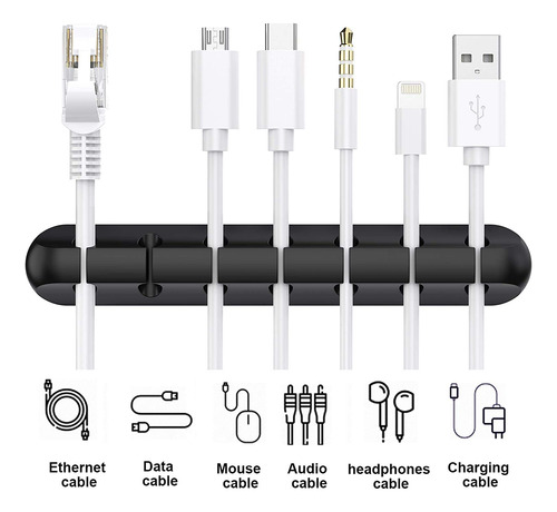 9 Clips Duraderos Para Cable,clips Organizador De Cables,