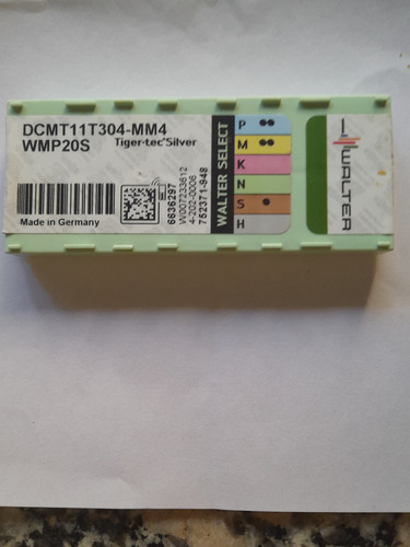 Inserto Walter Para Torno Modo Desbaste Cod.dcmt11t304-mm4