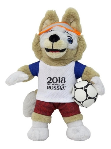 Peluche Zabivaka Del Mundial De Rusia 2018 [oficial] Peru