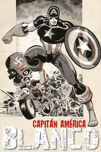 100% Marvel Capitan America Blanco - Jeph Loeb - Tim