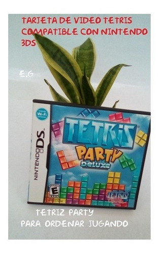 Juego Original Para Nintendo 3ds Y Ds Tetris Party