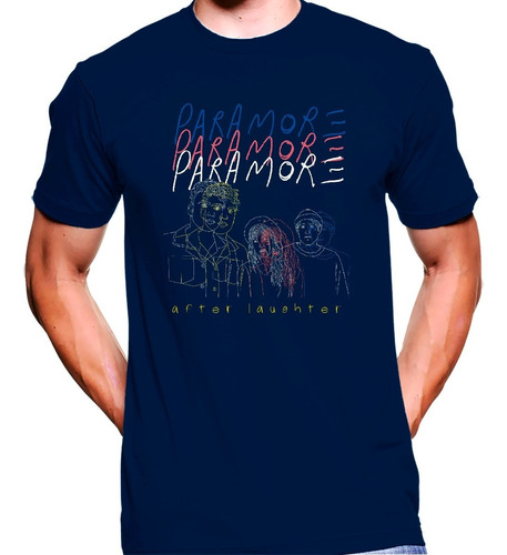 Camiseta Estampada Premium Dtf Paramore After Laughter 