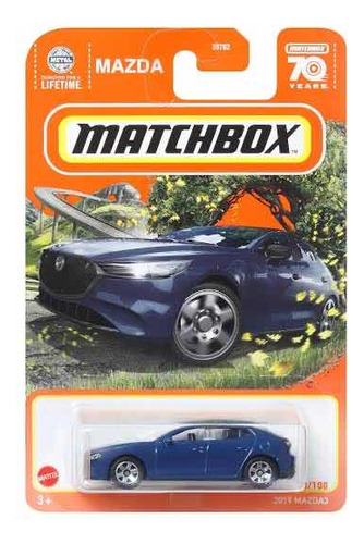 Matchbox 70 Years | 2019 Mazda3 Azul 50/100 | 2023