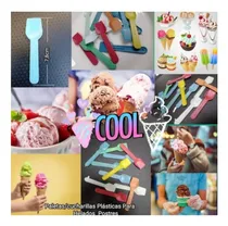 Comprar Cucharillas Paletas Plástica Helados Postres (200 Unid) 