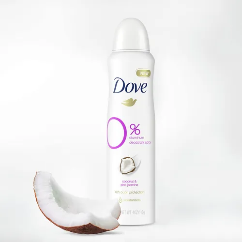 Desodorante En Aerosol Dove 0% Aluminio, 48 Horas De Protecc