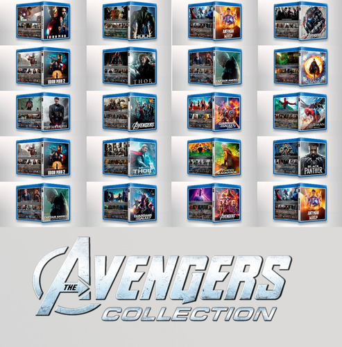Bluray - Colección Marvel Completa - Peliculas Completas Mcu