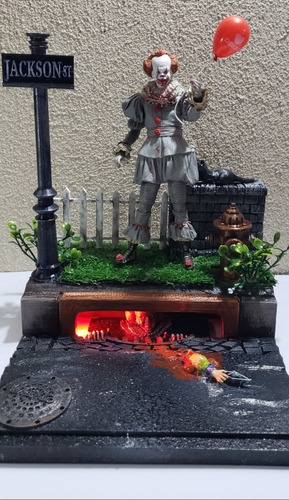 Maqueta Para Figura De It Pennywise Escala Neca