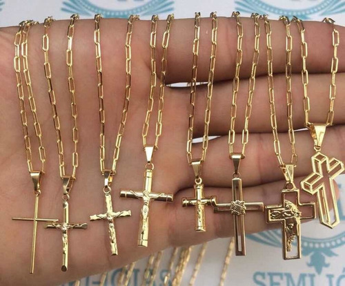 Cordão Banhada A Ouro 18k 70 Cm + Pulseira E Pingente
