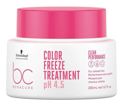 Bc Bonacure Schwarzkopf Color Freeze Tratamiento 200 Ml
