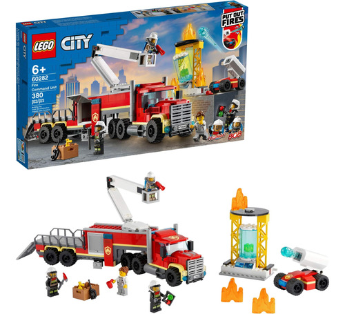 Set Juguete De Construcción Lego City Bomberos 60282