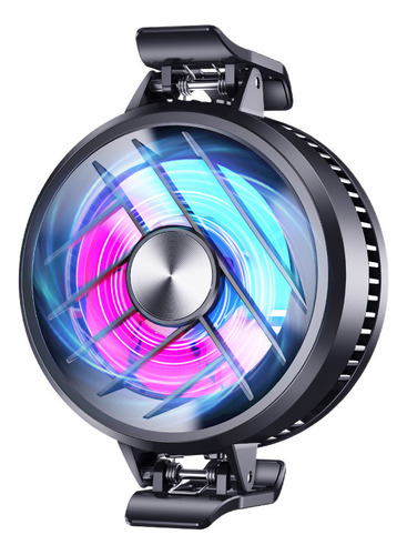 Enfriador De Telefono Ventilador Rgb Cooler Gamer Gt30