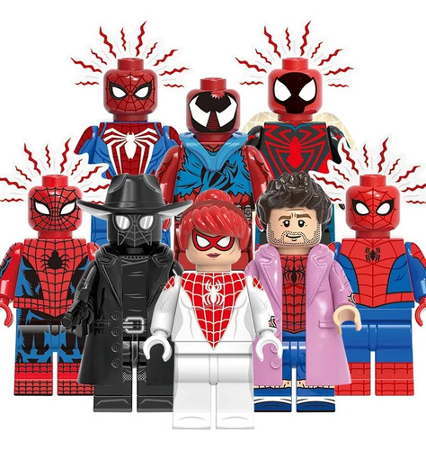 Spiderman - Acros Spider-verse - Set Completo De Legos.
