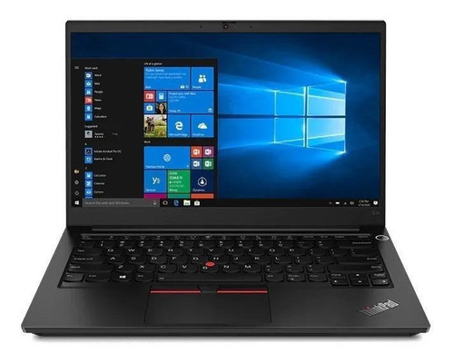 Imagen 1 de 6 de Laptop Lenovo ThinkPad E14 black 14", Intel Core i5 10210U  8GB de RAM 256GB SSD, Intel UHD Graphics 1920x1080px Windows 10 Pro