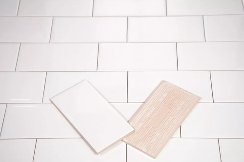 Azulejo Ceramico Subway Blancos 7.5x15 Cocina Baño Pared