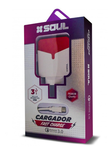 Imagen 5 de 6 de Cargador + Cable Usb C Fast Charge 30w Cable Tipo C Reforzad