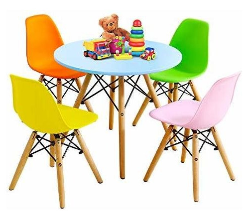 Juego De Mesa Y Silla Niños  Juego De Mesa De Estilo M...