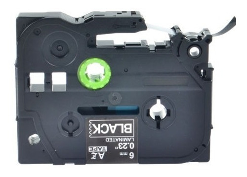 Imagen 2 de 6 de 20pk Tz315 Tze315 Blanco En La Cinta De Etiqueta Negra Para