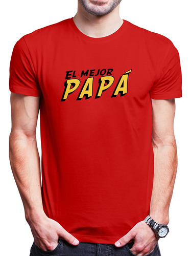 Polo Varon El Mejor Papá (d0117 Boleto.store)