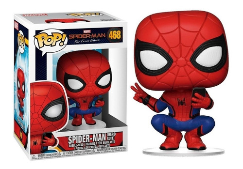 Funko Pop Spiderman (hero Suit) #468 Spiderman Far From Home