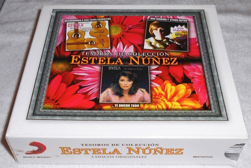 3 Cds Estela Núñez / Tesoros De Colección
