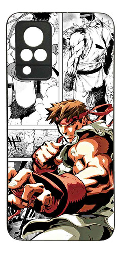Funda Protector Case Para Vivo V21 5g Street Fighter