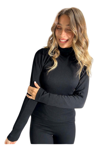 Polera De Mujer Ropa Térmica De Morley Frisada Frisada Dama