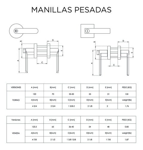 Cerradura Manilla Venezia Baño Plateada Sin Llave Visalock