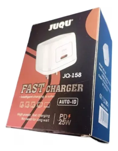 Cubo Cargador Celular Juqu 25w Tipo C Jq-158