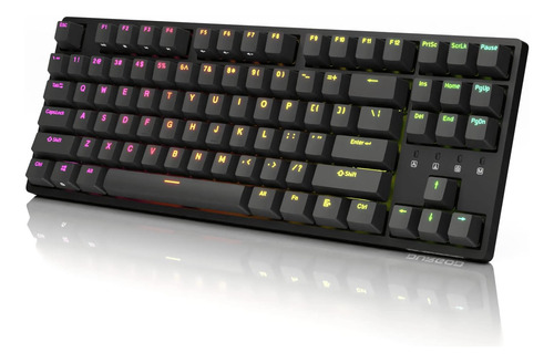 Durgod Taurus Nebula Tkl Teclado Mecánico Juegos 87 Teclas C