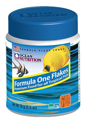 Formula One Flakes 70g Ocean Nutrition Alimento Hojuelas