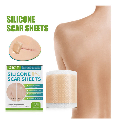 Parche De Gel De Silicona L Para Cicatrices, Impermeabilizan