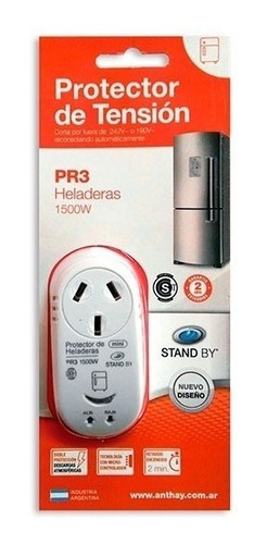 Protector De Tension Enchufable Para Heladeras 1500w