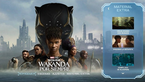 Pantera Negra Wakanda Por Siempre Forever 2022 Bluray Marvel