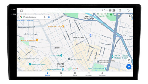 Central Multimidia Universal 9p Carplay 4gb 64gb Android 14