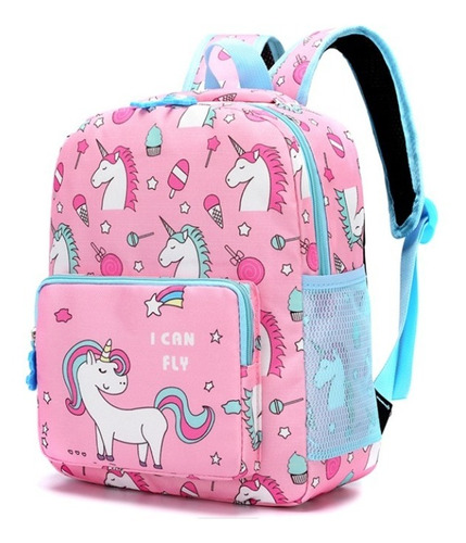 Mochila Preescolar Unicornio Jardín Kindergarden Niños