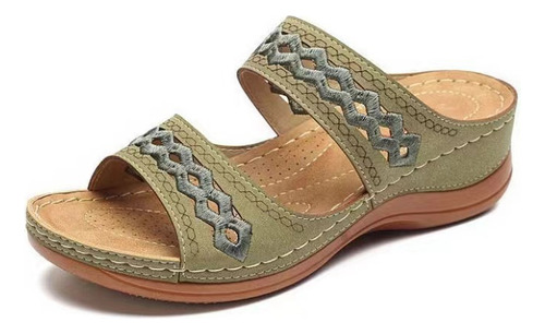Zapatillas De Suela Gruesa De Gran Tamaño Para Mujer