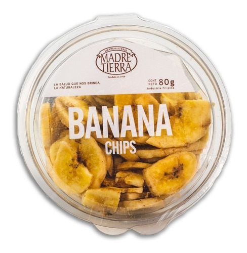 Banana Chips Madre Tierra 80g