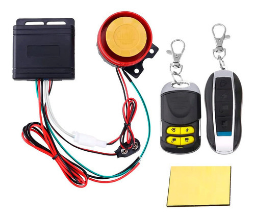 Alarma Universal Gadnic Para Motos Con Sirena Antirrobo Con Control