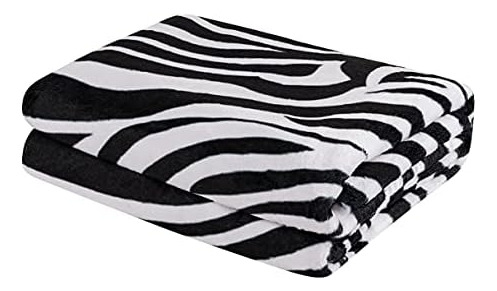 Cobertor Com Estampa De Zebra, Adorável Cobertor De Zebra S