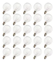 Comprar 25 G40 Focos E12 5w Exterior Repuestos Luces 120v [u]
